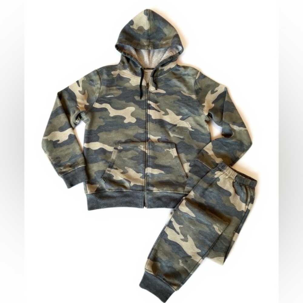 Olive Camouflage Women's Jogger Set from Pink